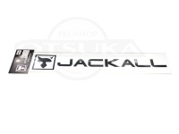 ジャッカル JKカッティングステッカー -  長方形 #ブラック サイズM