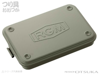 ジャッカル RGM(ルースターギアマーケット) - スチールツールボックス #カーキ W154×D105×H29mm