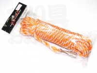 マルシン漁具 オレンジロープ -  カン付  4mm