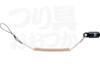 がまかつ 尻手ロープ ショートタイプ - GM-2087 #ゴールド ロープ寸法:24～70cm