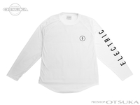 エレクトリック ラグランTシャツ - アイコンロゴドライラグランL/S Tシャツ #ホワイト/ブラック Lサイズ