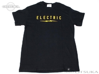 エレクトリック ショートスリーブTシャツ - アンダーボルトフロントS/S Tシャツ #ブラック/オレンジ XLサイズ