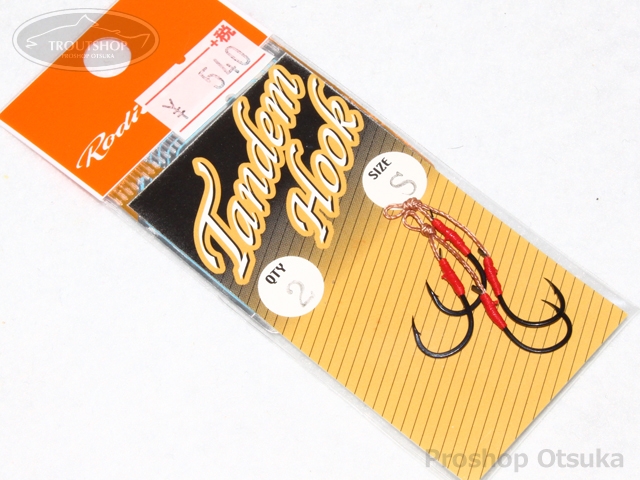 ロデオクラフト タンデムフック サイズs ブラック赤スレッド プロショップオオツカ