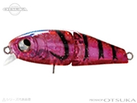 ルーディーズ メバミノー - JT #赤エビシルバーラメ 5.4g 50mm シンキング