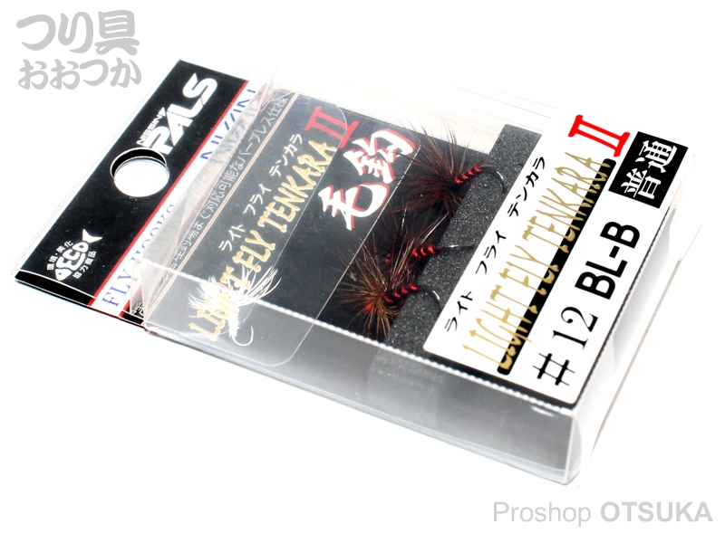 宇崎日新 ライトフライテンカラ毛針 Ii ライトフライテンカラ毛針 Ii 普通 バーブレス フックサイズ 12 3個入り Bl B つり具おおつか