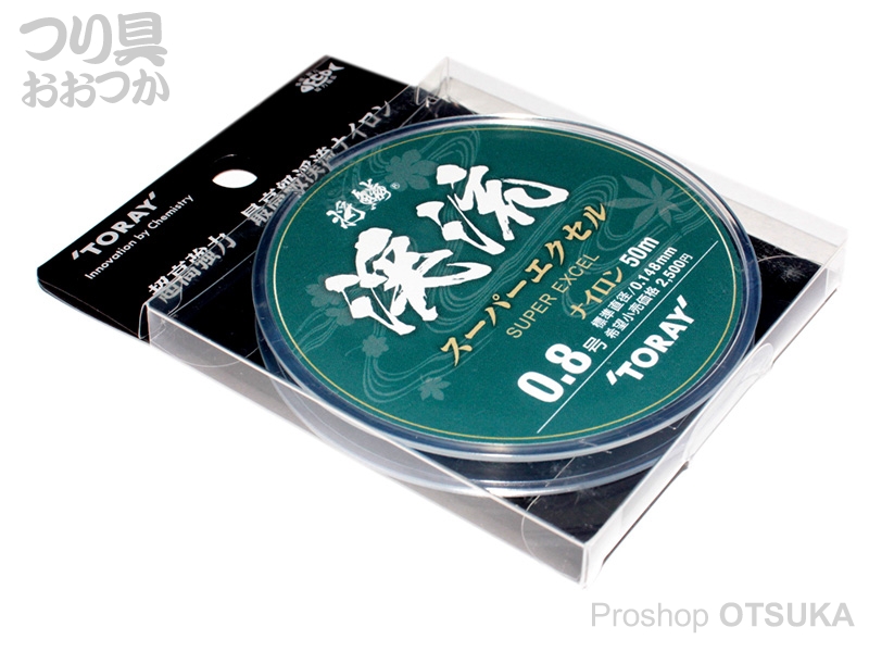 東レフィッシング 将鱗 渓流 スーパーエクセル 0 8号 0 148mm ナイロン100 ナチュラル 渓流用ライン 釣糸 東レフィッシング 糸 ライン つり具おおつか